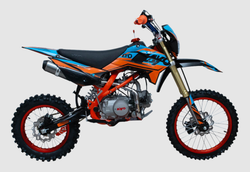 Питбайк KAYO EVOLUTION K125EM 17/14 KRZ (механ. сцепл., эл. стартер 2024 г.)
