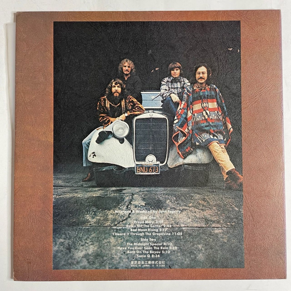 Винтажная виниловая пластинка LP Creedence Clearwater Revival Gold (Japan 1973) (No Obi) Bad Moon Rising