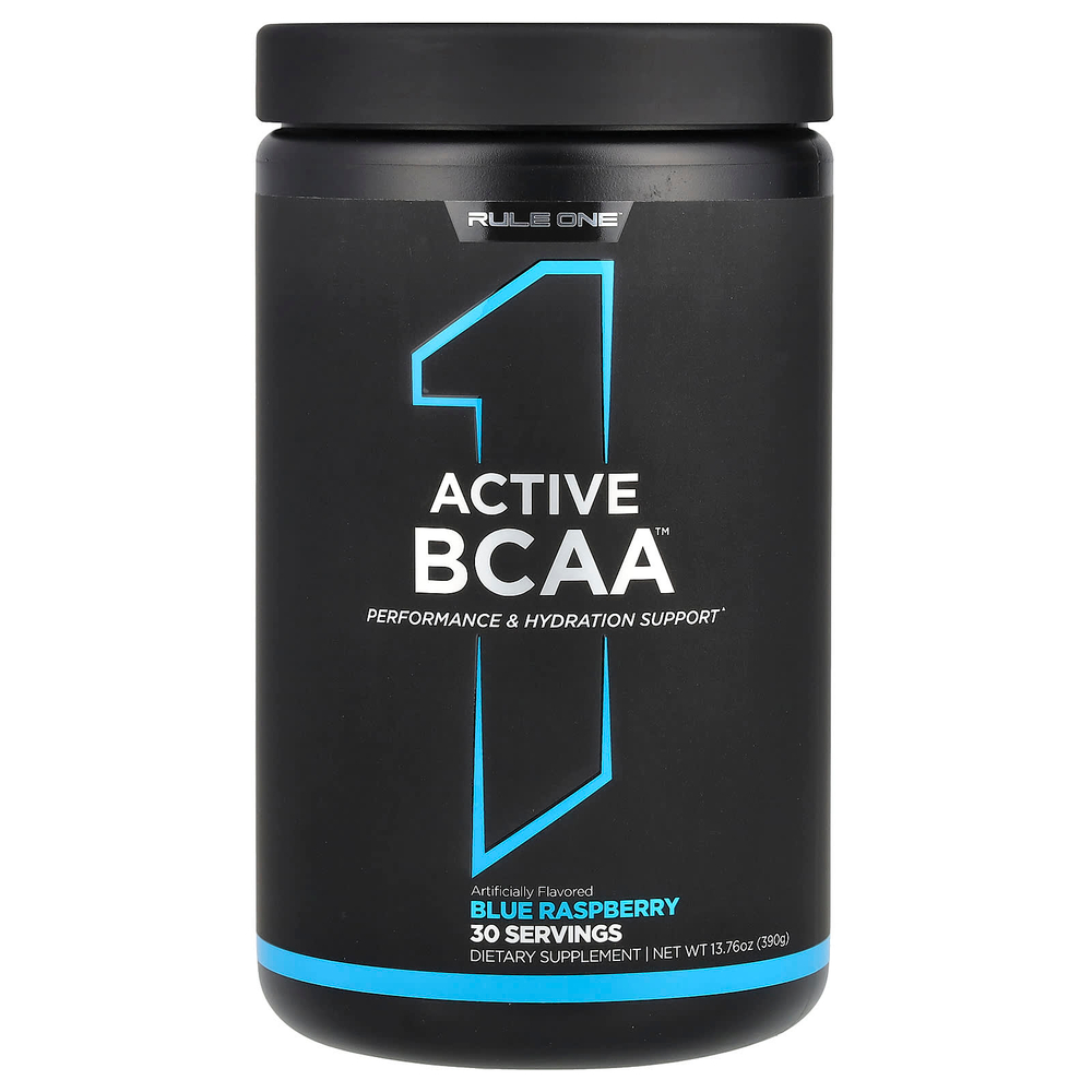 Rule One Proteins, Active BCAA, со вкусом голубой малины, 390 г (13,76 унции)