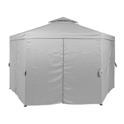Шатер садовый Green Glade Gexagon Grey (сторона 200 см, площадь 10.5 м²)