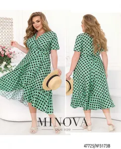 Платье 3173B-мятный Minova