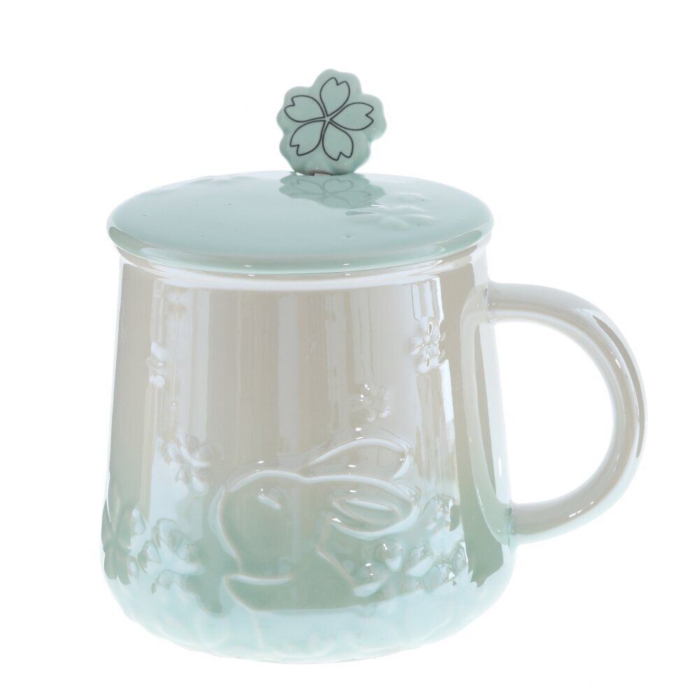 GAEM Кружка с крышкой и ложкой, 350 мл, L13 W10 H12 см, 3в.