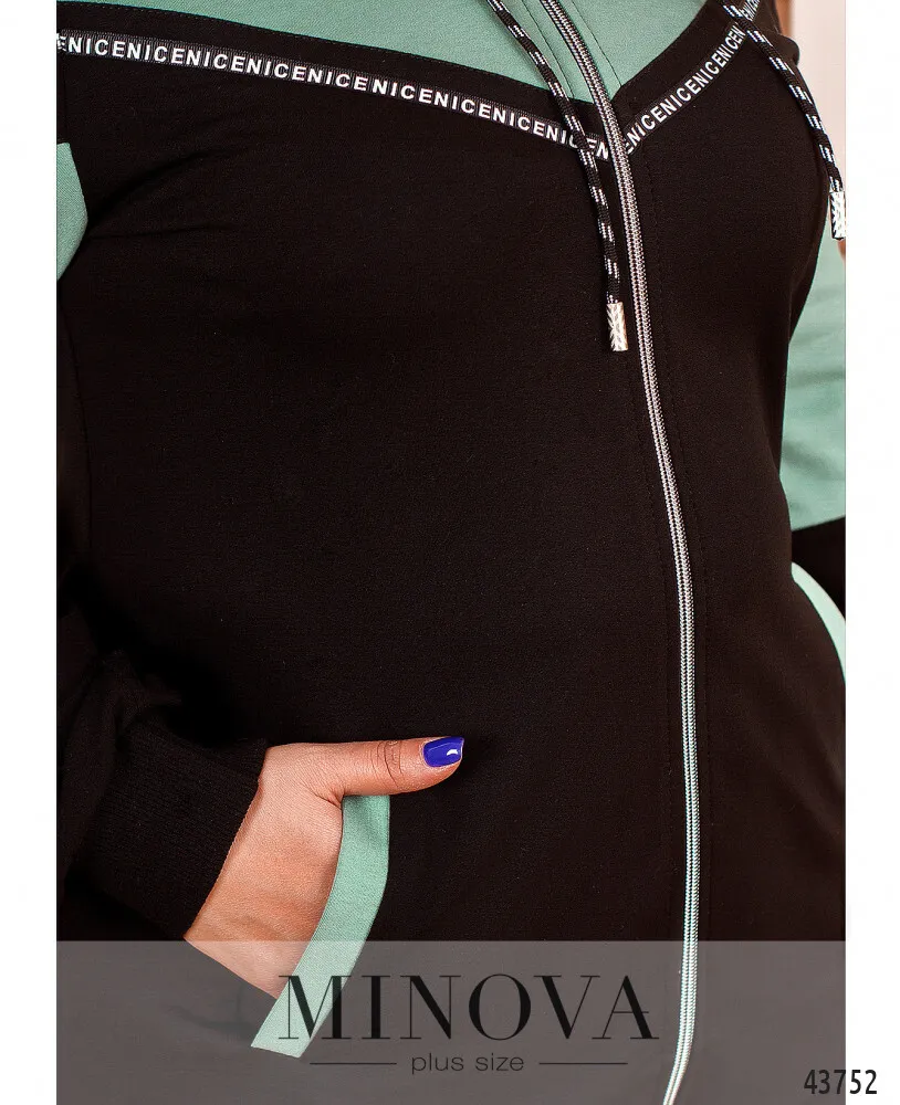 Костюм 8-280-черный-оливка Minova