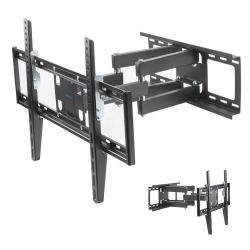 Кронштейн наклонно-поворотный Kromax OPTIMA-409 черный 32"-65" макс.45кг настенный поворотно-выдвижной и наклонный