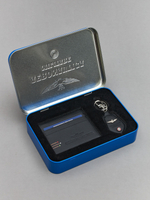 Набор подарочный Aeronautica192 картхолдер+брелок черный