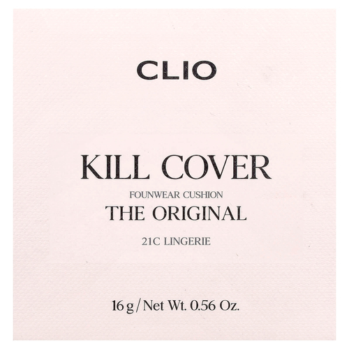 Clio, Death Cover FounWear, кушон, тон 21C для нижнего белья, 16 г (0,56 унции)