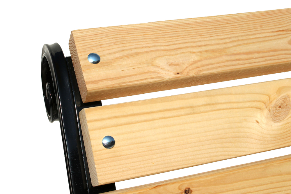 Лавочка садовая Завиток арт.НПА3262 1,5м  1уп(доски + стойки)