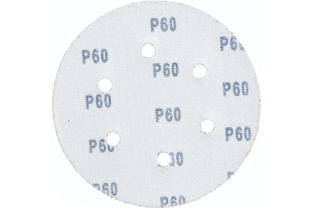 Круг шлифовальный на липучке (5 шт; 150 мм; 6 отверстий; Р60) PATRIOT 820010121