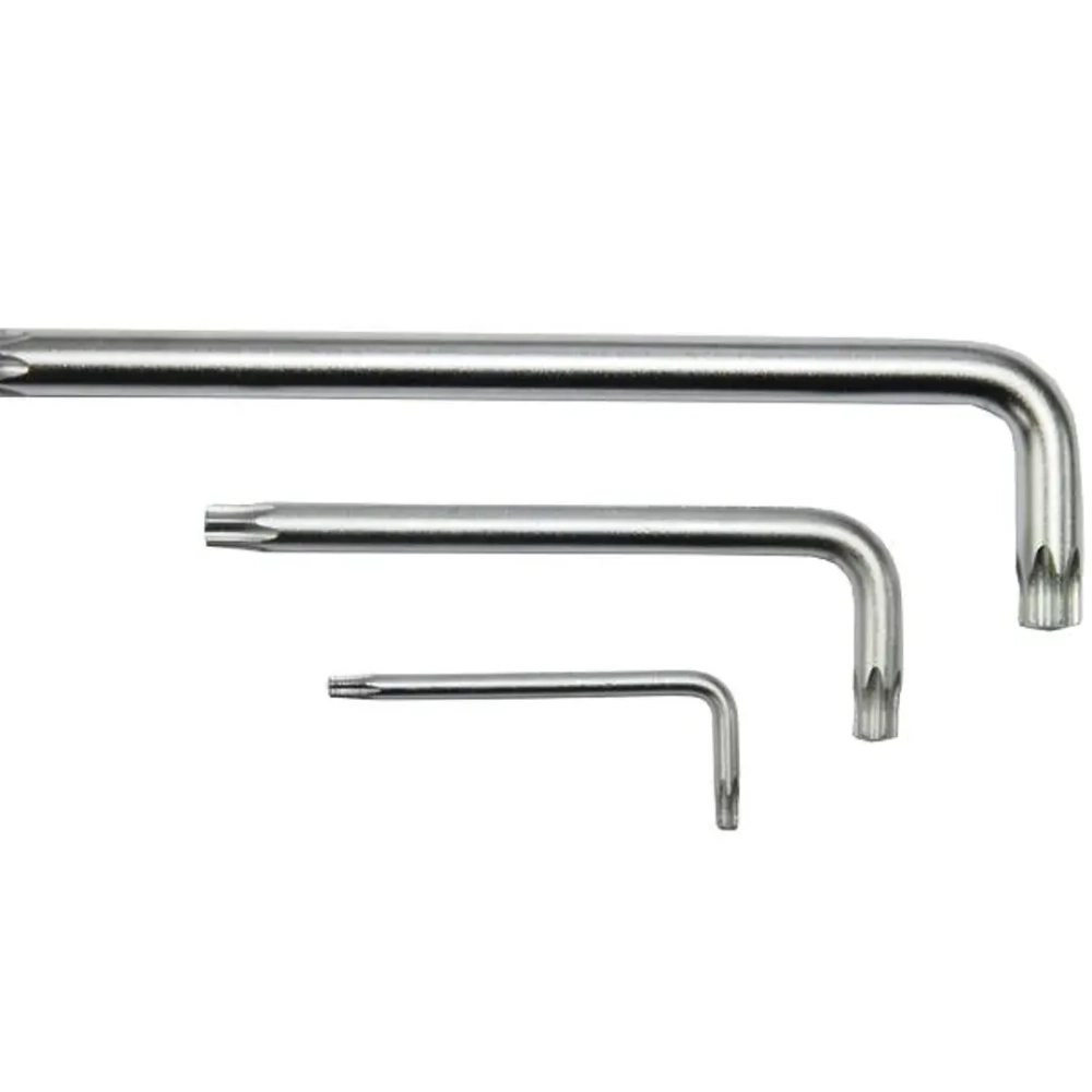 Ключ Г-образный TORX длинный T45H с отверстием RockForce##Rock FORCE RF-76745L