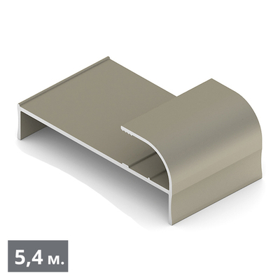 Упор фасонный (5,40 м) шампань матовая