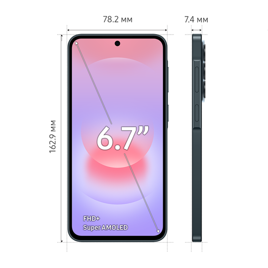 Смартфон Samsung Galaxy A37 8/128 Гб тёмно зеленый