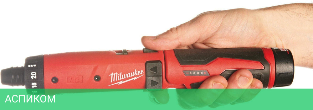 Электрооотвертка Milwaukee M4 D-202B (4933440475)