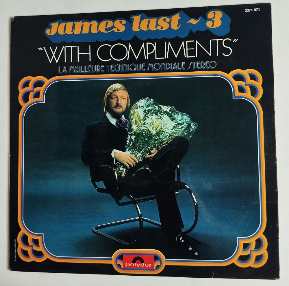 Винтажная виниловая пластинка LP James Last With Compliments (France 1972)