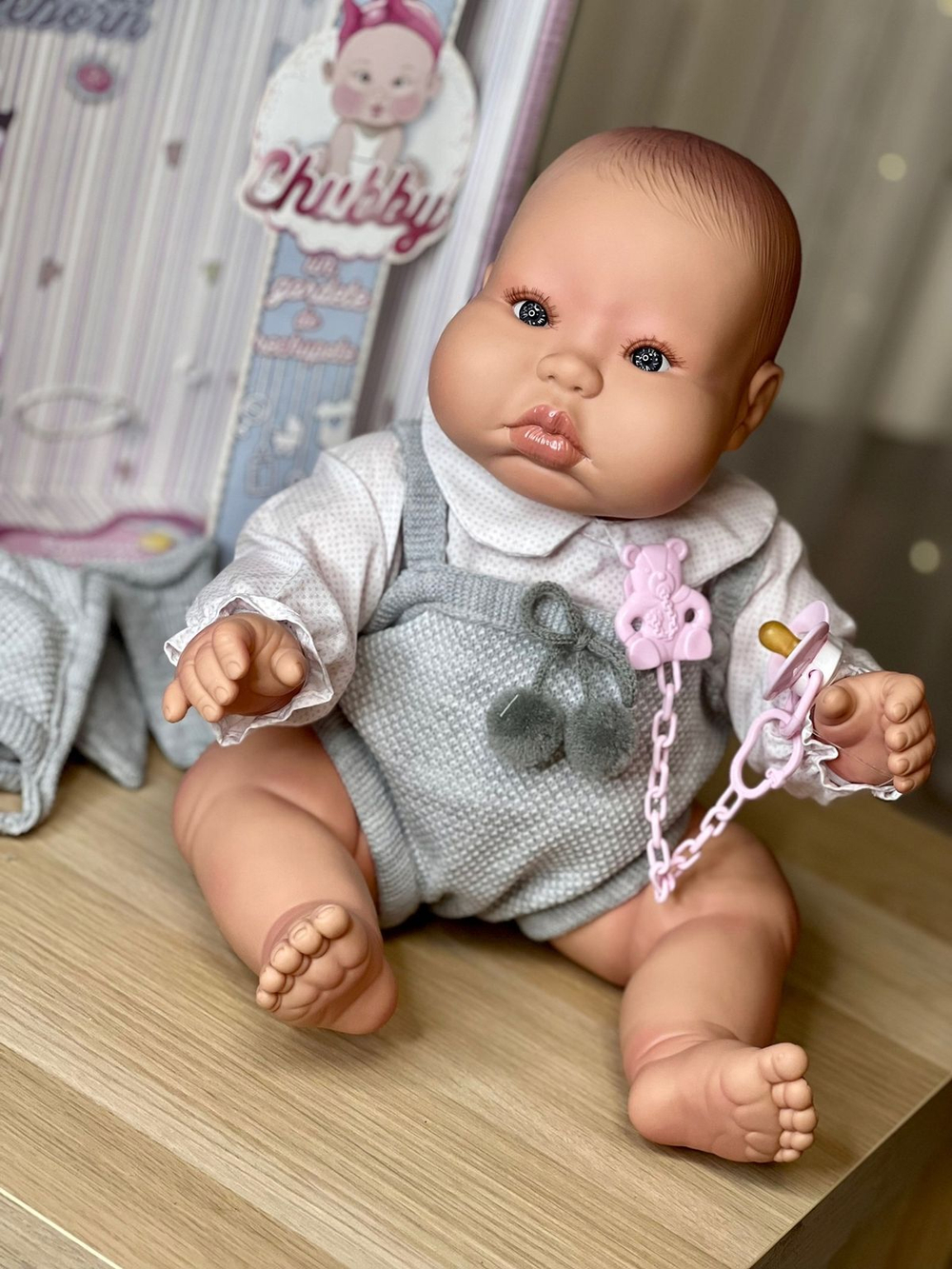 Кукла BERJUAN виниловая 50см Chubby Baby (20004)