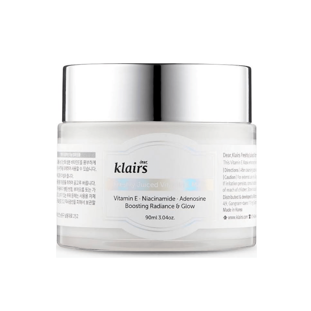 Dear, Klairs Витаминная маска для сияния кожи - Freshly juiced vitamin e mask, 90мл, шт