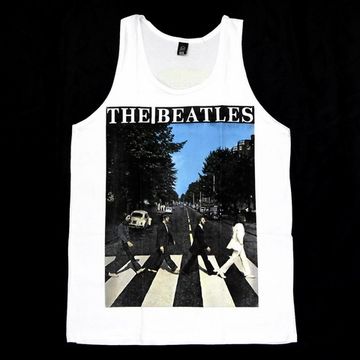 Майка The Beatles Abbey Road белая