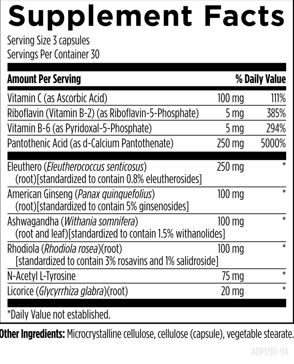 Designs For Health - Adrenotone™ - 180 capsules