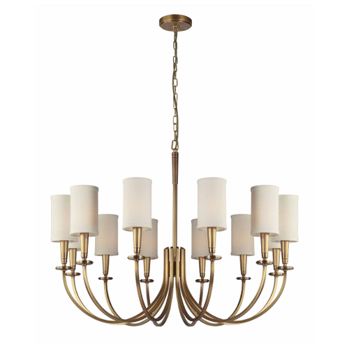 Люстра Cloyd LONSDALE C12 / Ø89 см - латунь (арт.10043)