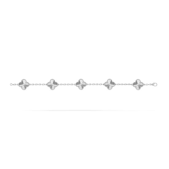 Браслет Van Cleef & Arpels Vintage Alhambra из белого золота