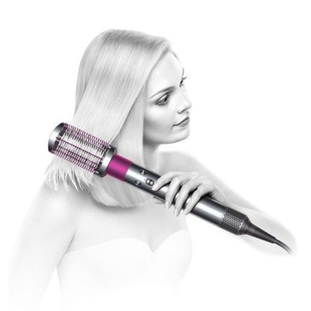 Dyson стайлер Airwrap Complete HS05 Fuchsia/Nickel (фуксия никель) с кейсом