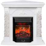 Каминокомплект Real Flame Athena Corner GR с очагом Majestic Lux Black RC (угловой)