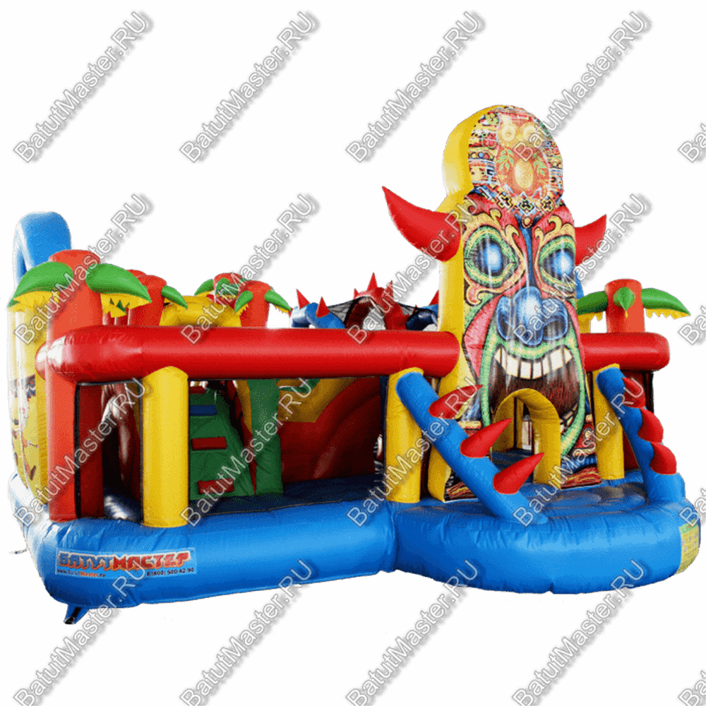 Коммерческий надувной батут "Племя Майя"