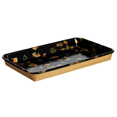 Контейнер бумажный Sushi Box Black 1500 мл 182х256х24 мм 1/200