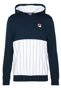 Мужская теннисная кофта Fila Hoody Misha - peacoat blue/white
