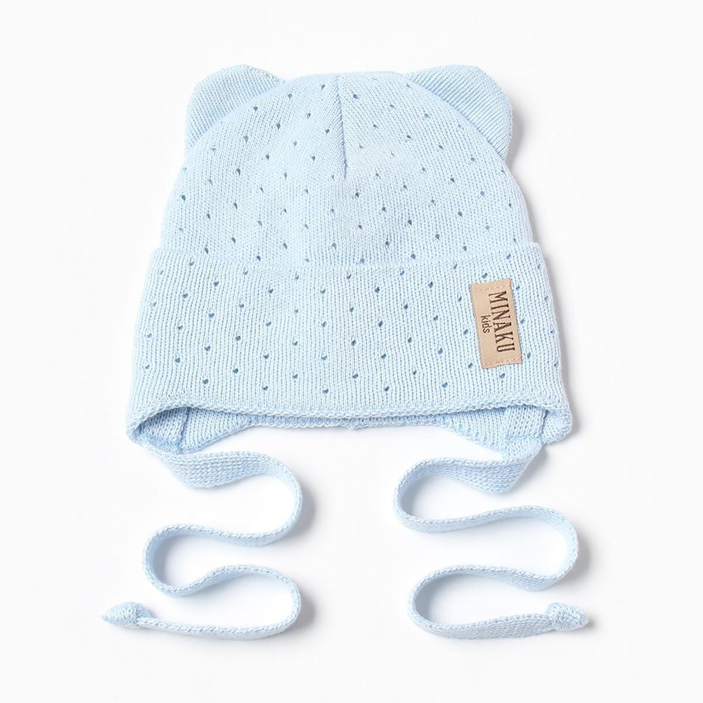 Шапка детская, р. 44-46, цвет голубой 9943029 (MINAKU)