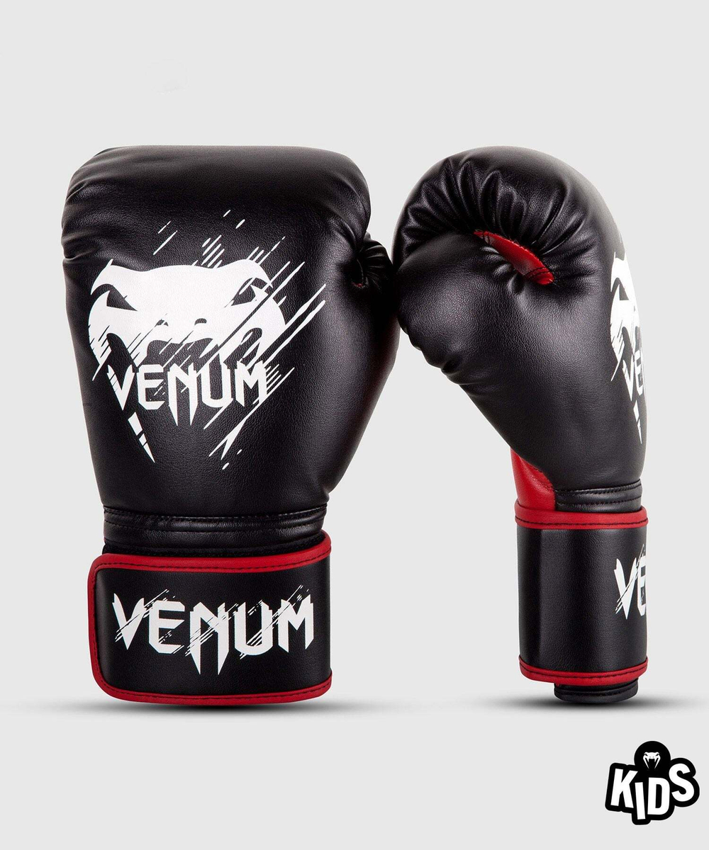 Перчатки боксерские детские Venum Contender Kids Black/Red