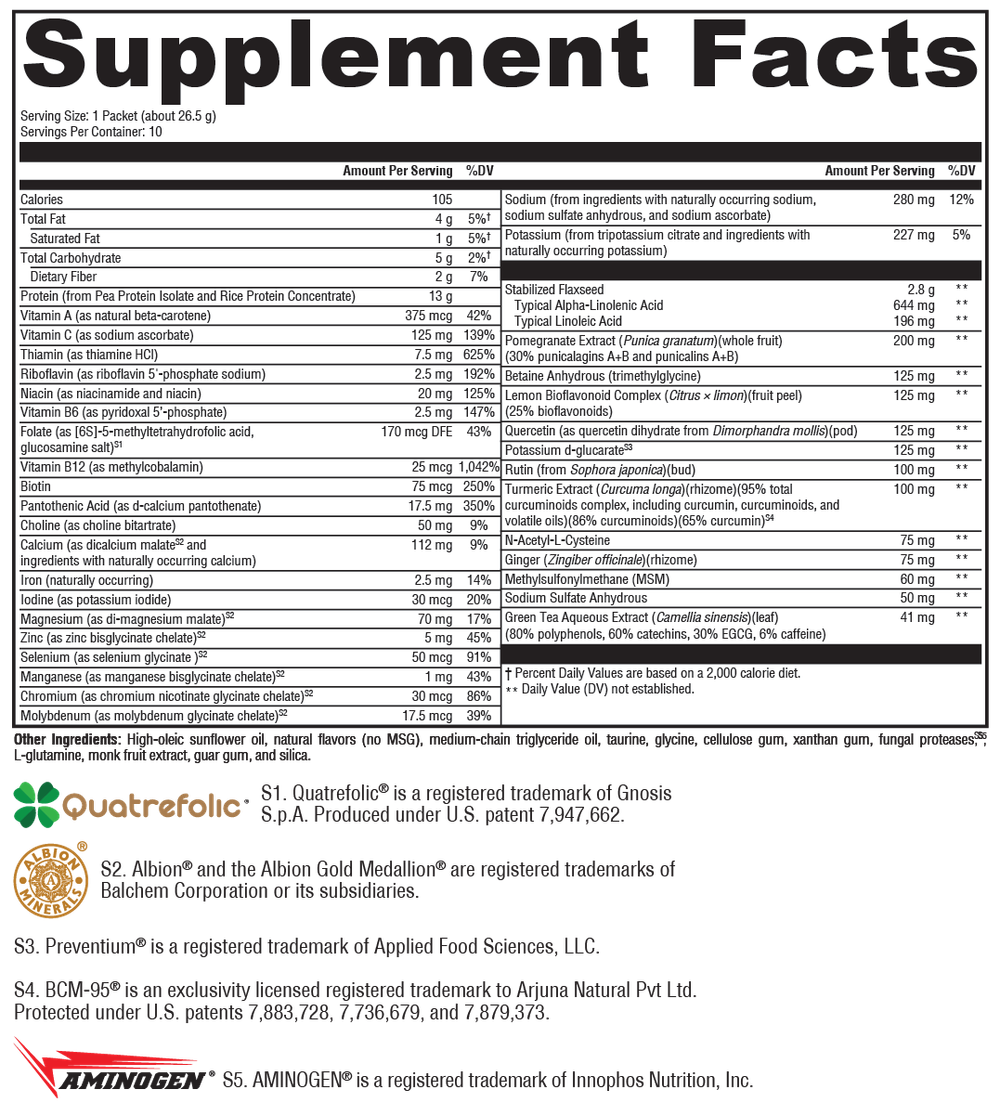 OptiCleanse® GHI Lite Vanilla Delight Sugar- & Stevia-Free 10 Servings