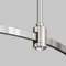 Шинопровод круглый из полукругов 1200мм Flarity платина Technical trx154-2sr-d1200-pt