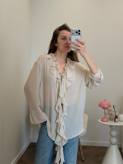 Блуза Flow молочный