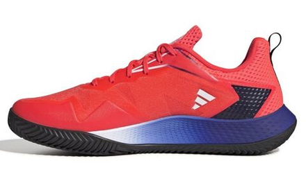 Мужские кроссовки теннисные Adidas Defiant Speed Clay - solar red/footwear white/lucid blue