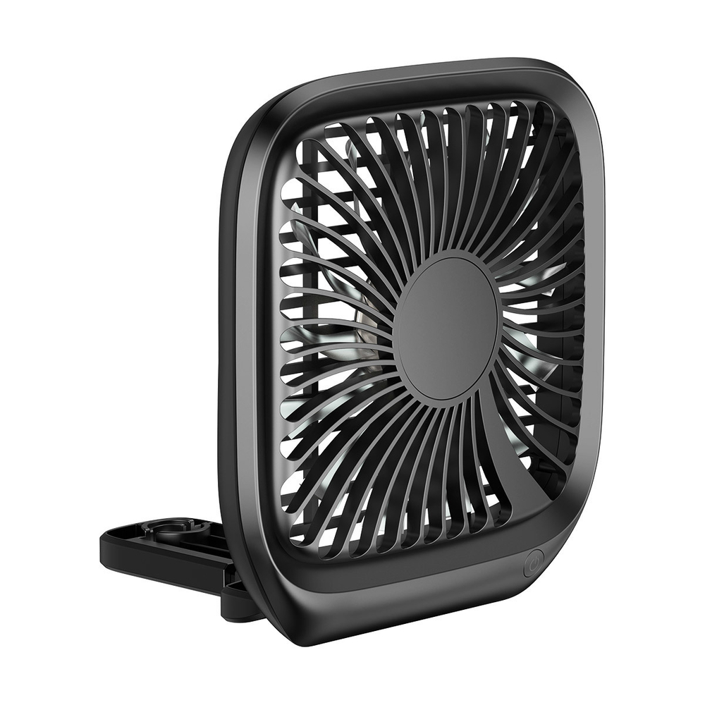 Автомобильный вентилятор Baseus Foldable Vehicle-Mounted Backseat Fan - Black