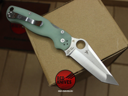Нож Spyderco Paramilitary 2 Tanto G10 - натурал Г10 рукоять, клинок сатин RK/484