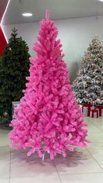 розовая елка Искристая