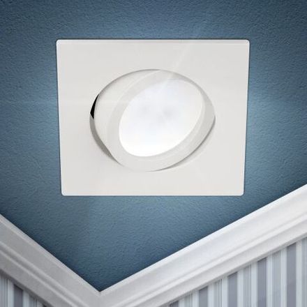 Светильник встраиваемый алюм. KL87 WH MR16/GU5.3 бел. Эра Б0054352