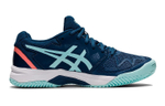 Big children's Asics Gel-Resolution 8 comfortable tennis shoes non-slip shock absorption wear-resistant children's training shoes navy blue