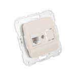 DEA Розетка Компьютер RJ45 с/у мех. Беж KRANZ