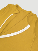 Комбинезон Mjölk Sleep and Play Mustard, швы наружу