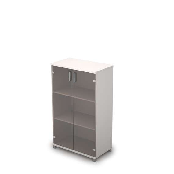 6ШД.017.3 Шкаф для документов средний со стеклом (800*450*1348)