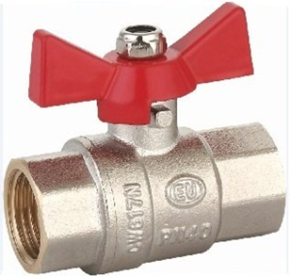Кран шаровой газовый (ручка-бабочка) 3/4" ВР-ВР (Арт.:EU.ST1284041 34)