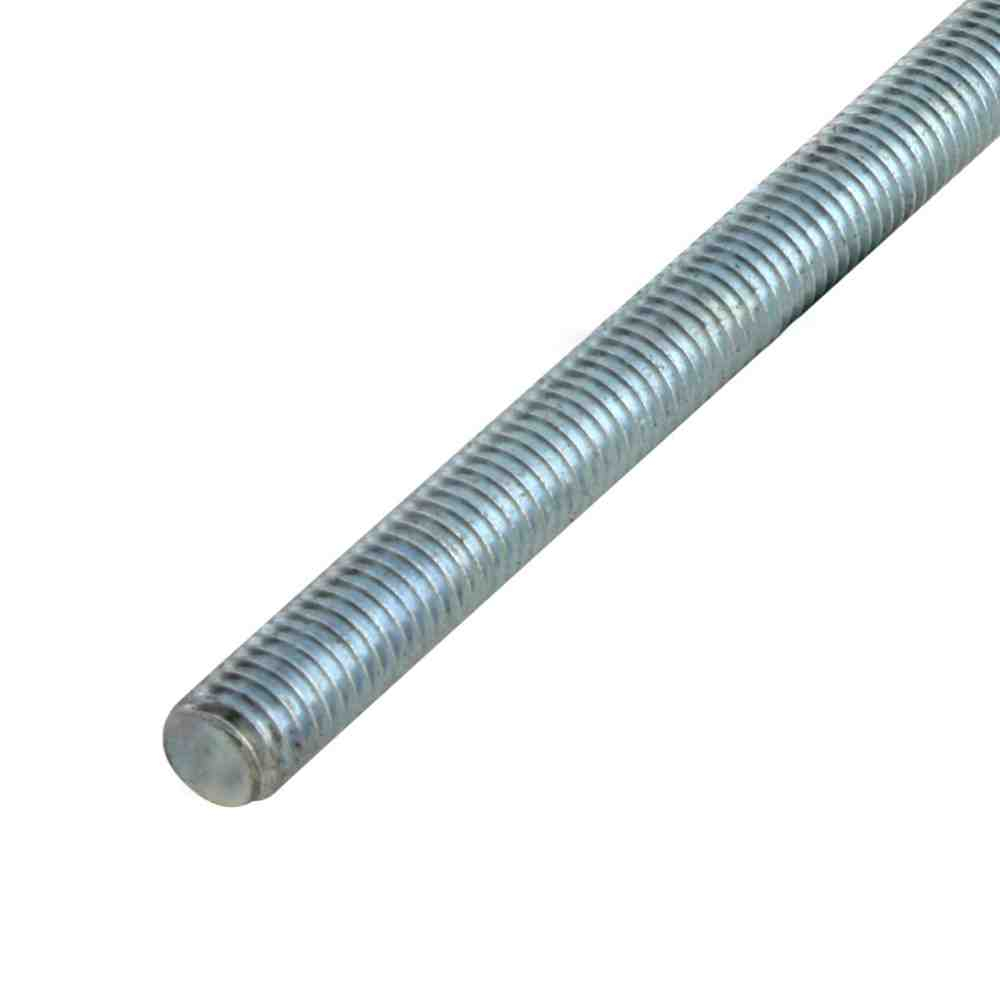 Шпилька резьбовая оцинкованная 6х1000 к.п. 5.8 РОССИЯ (100 шт/уп)