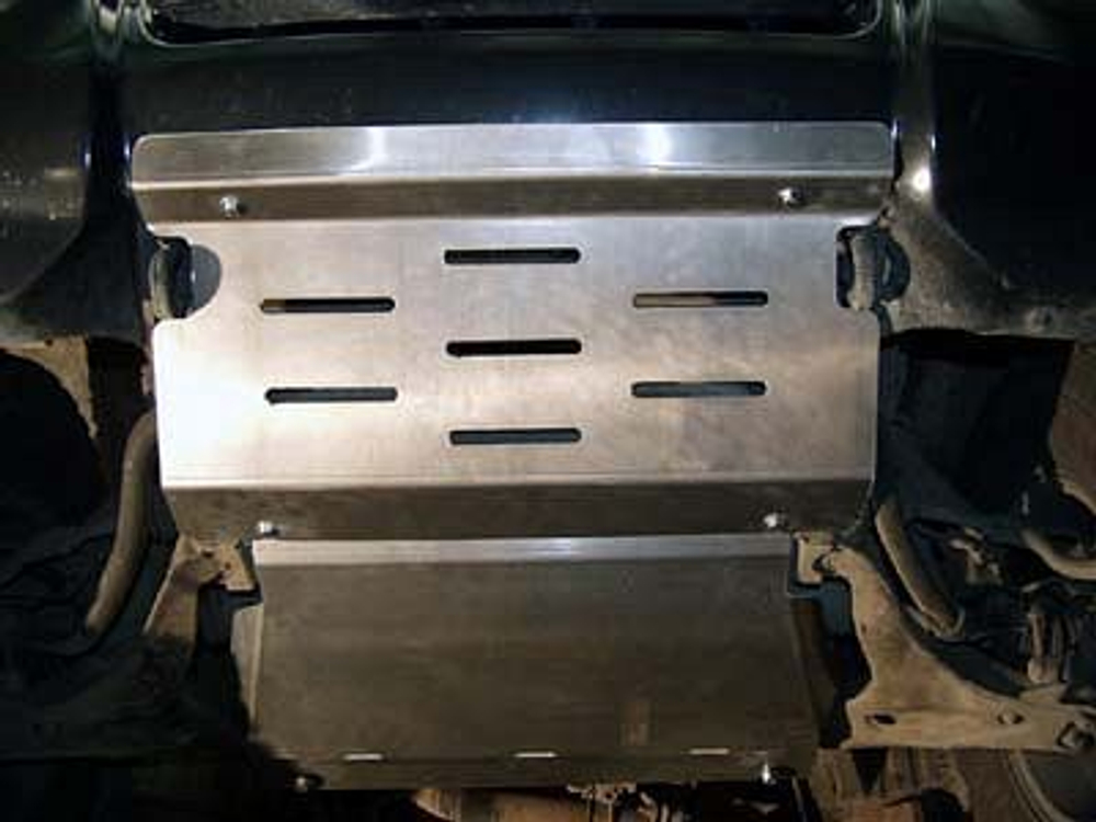 Защита картера и рулевых тяг Sheriff для Mitsubishi Pajero IV 2006- арт.14.2235