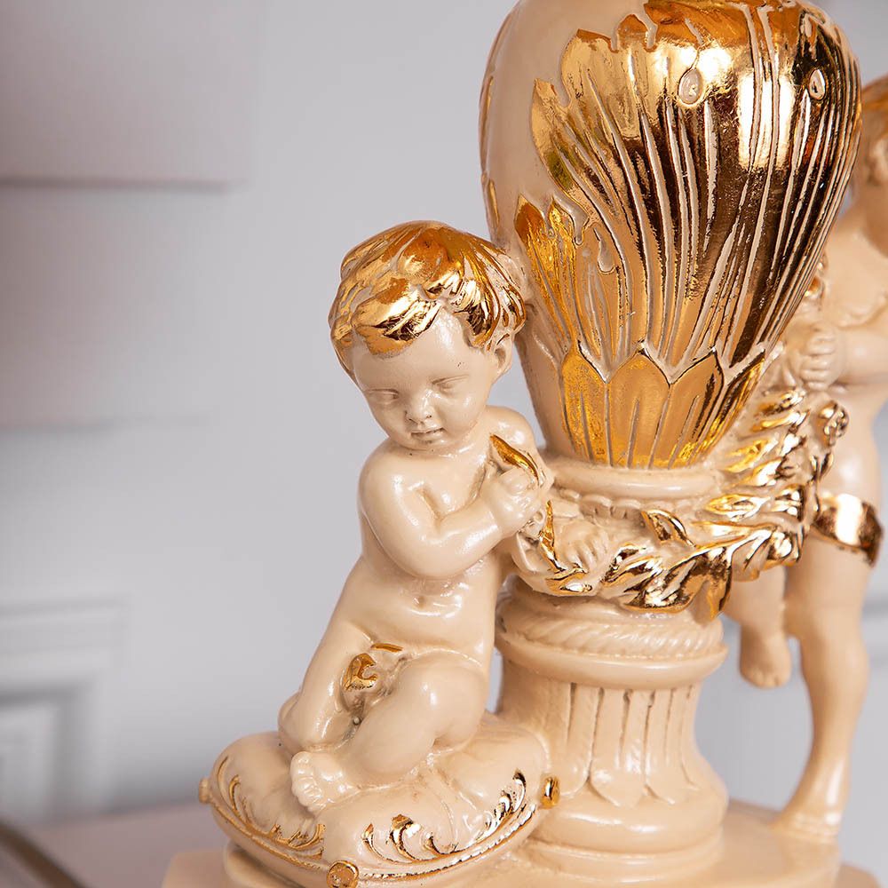 Настольная лампа Путти Айвори Мадлен Бежевый