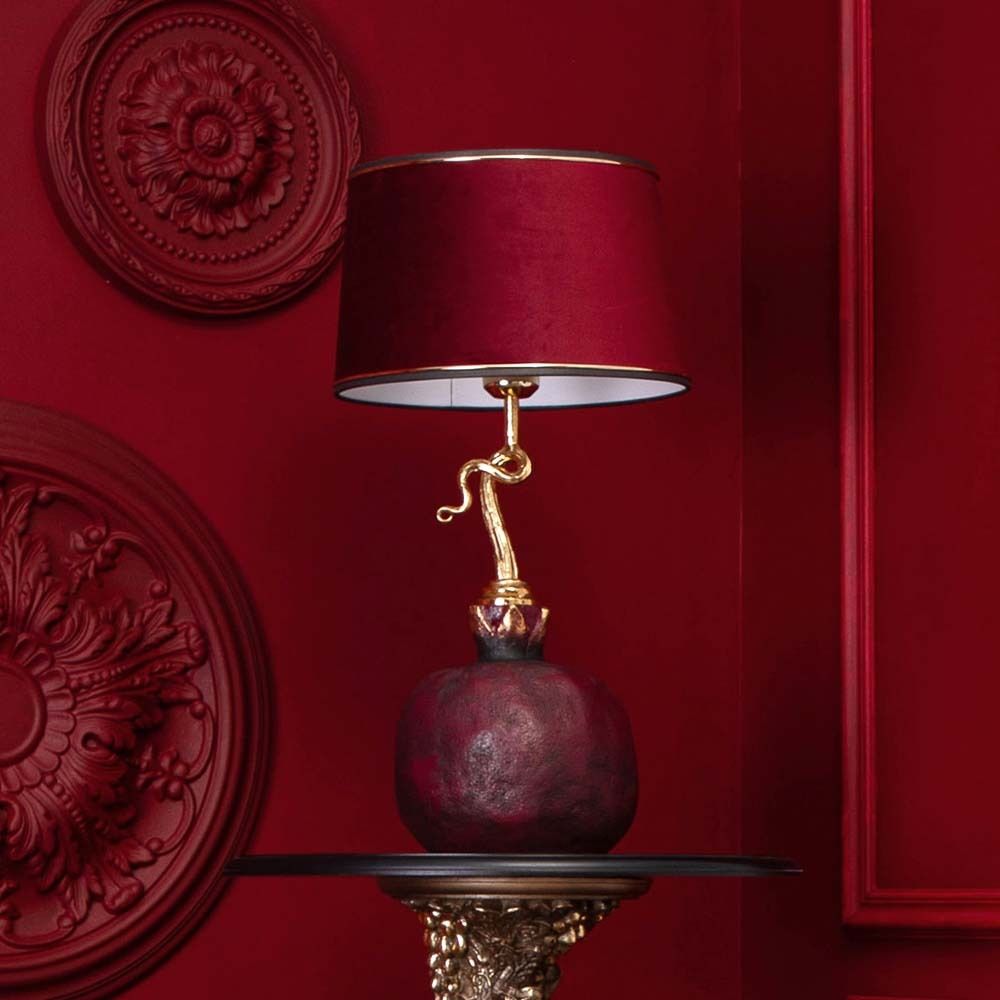 Настольная лампа Гранат Кардован Конфетти Рубивайн