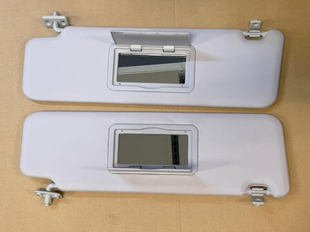 Козырьки Нива Легенда с 2 зеркалами, солнцезащитные (серые, к-т)