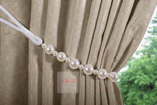 Луи (Light Coffee). Шторы из стриженного бархата