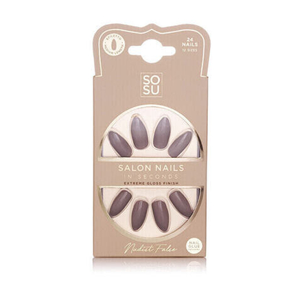 Artificial nails Nudist (Salon Nails) 24 pcs